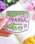 Vinyl Sticker - Matcha Panda Cookies - SumLilThings