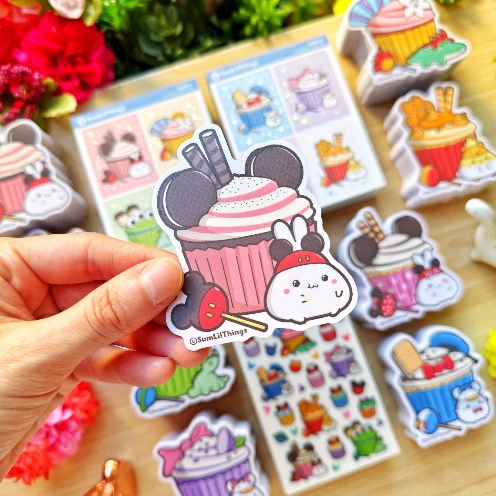 Vinyl Sticker - Mickey Lil Cupcake - SumLilThings