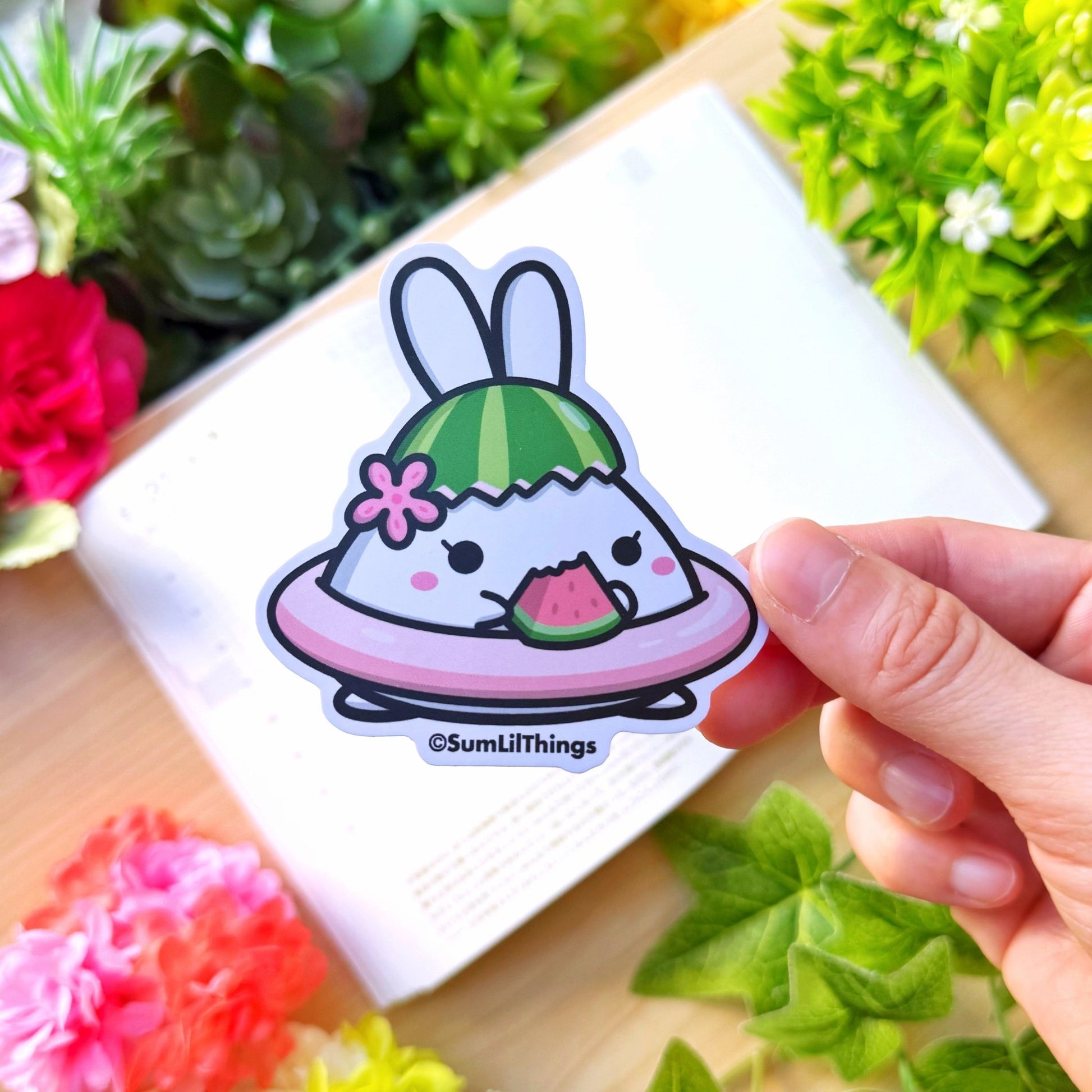 Vinyl Sticker - Mimi Eating Watermelon - SumLilThings