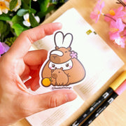 Vinyl Sticker - Mimi with Capybara - SumLilThings