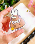 Vinyl Sticker - Mimi with Capybara - SumLilThings