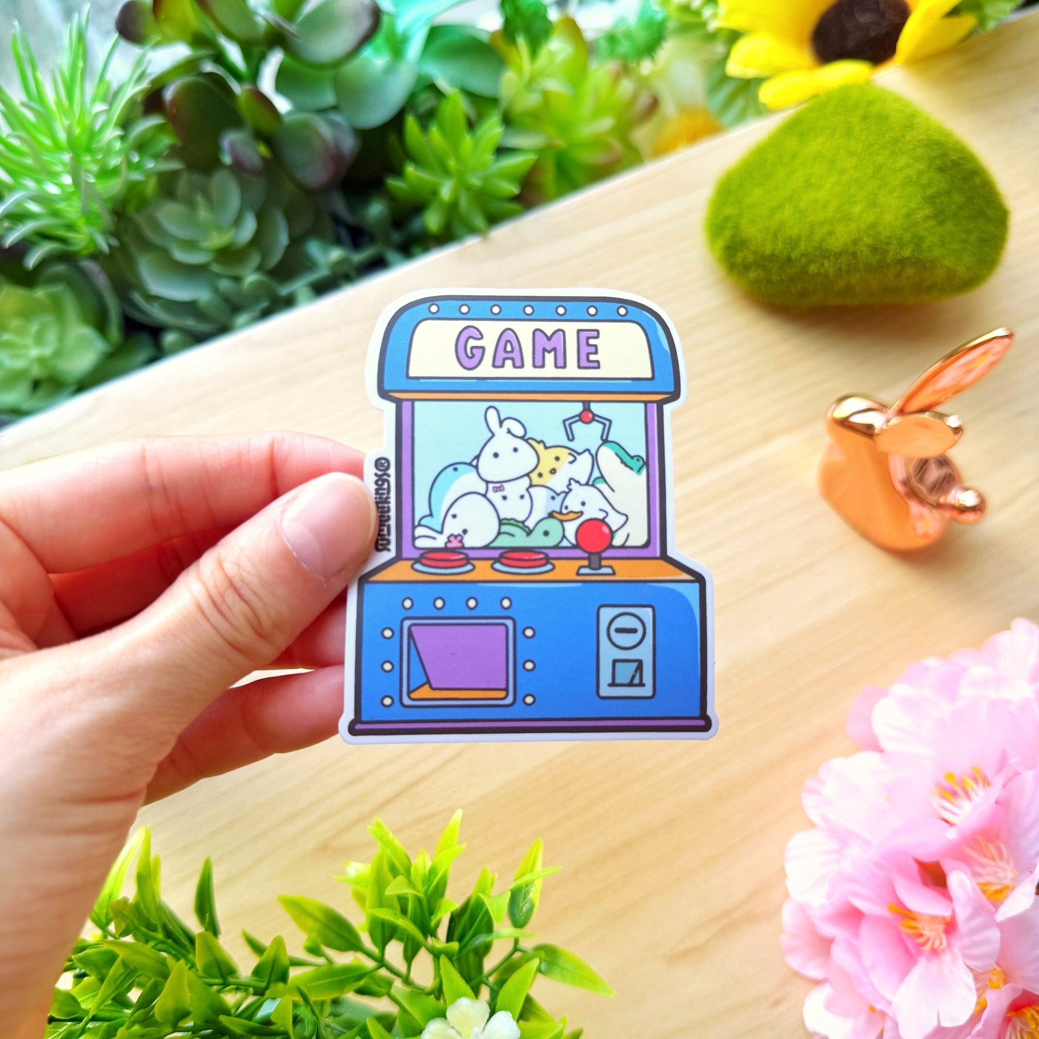 Vinyl Sticker - Misfit Plushie Claw Machine - SumLilThings