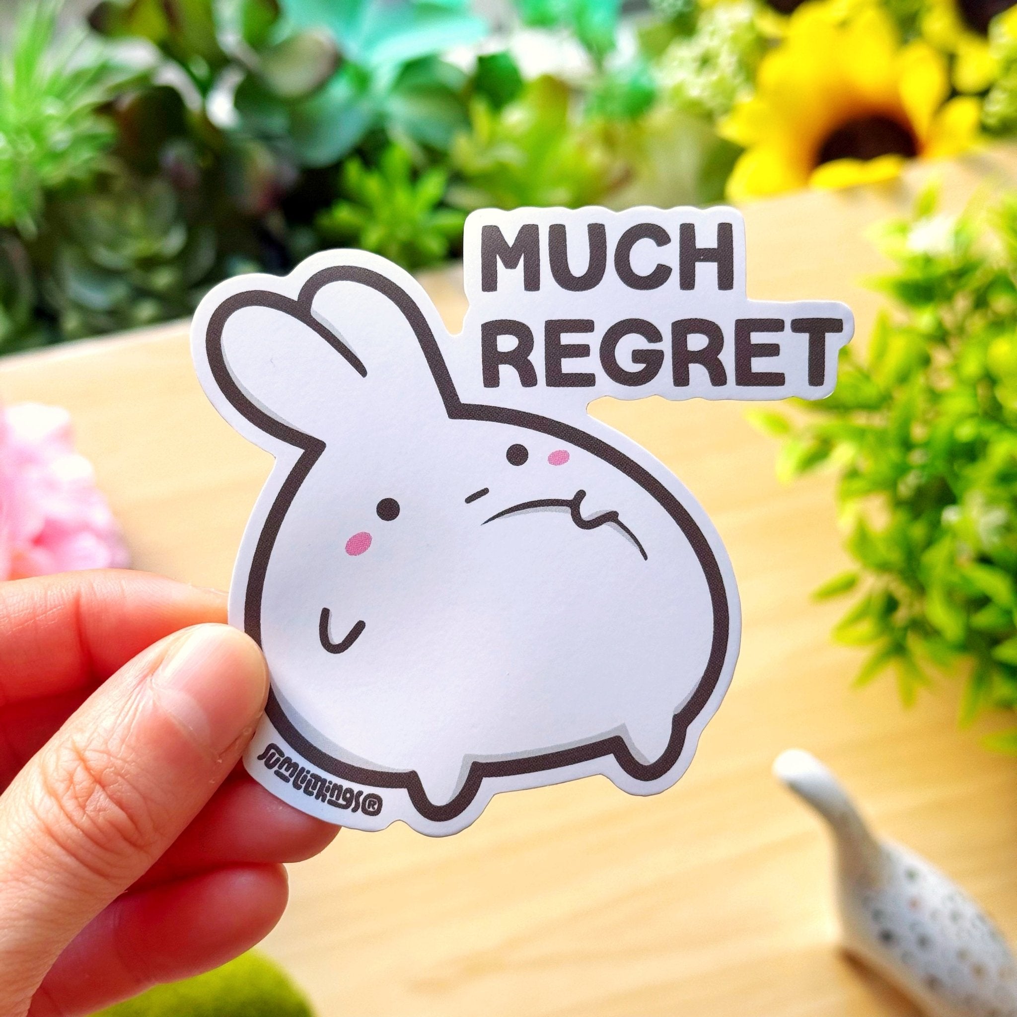 Vinyl Sticker - Much Regret - SumLilThings