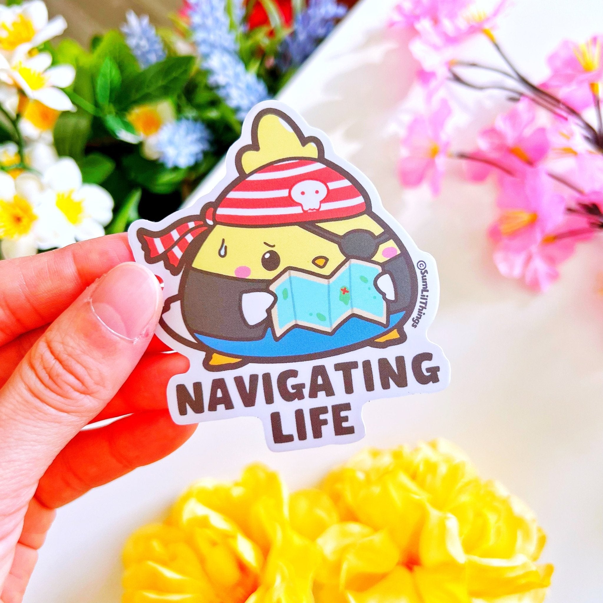 Vinyl Sticker - Navigating Life Chichi - SumLilThings