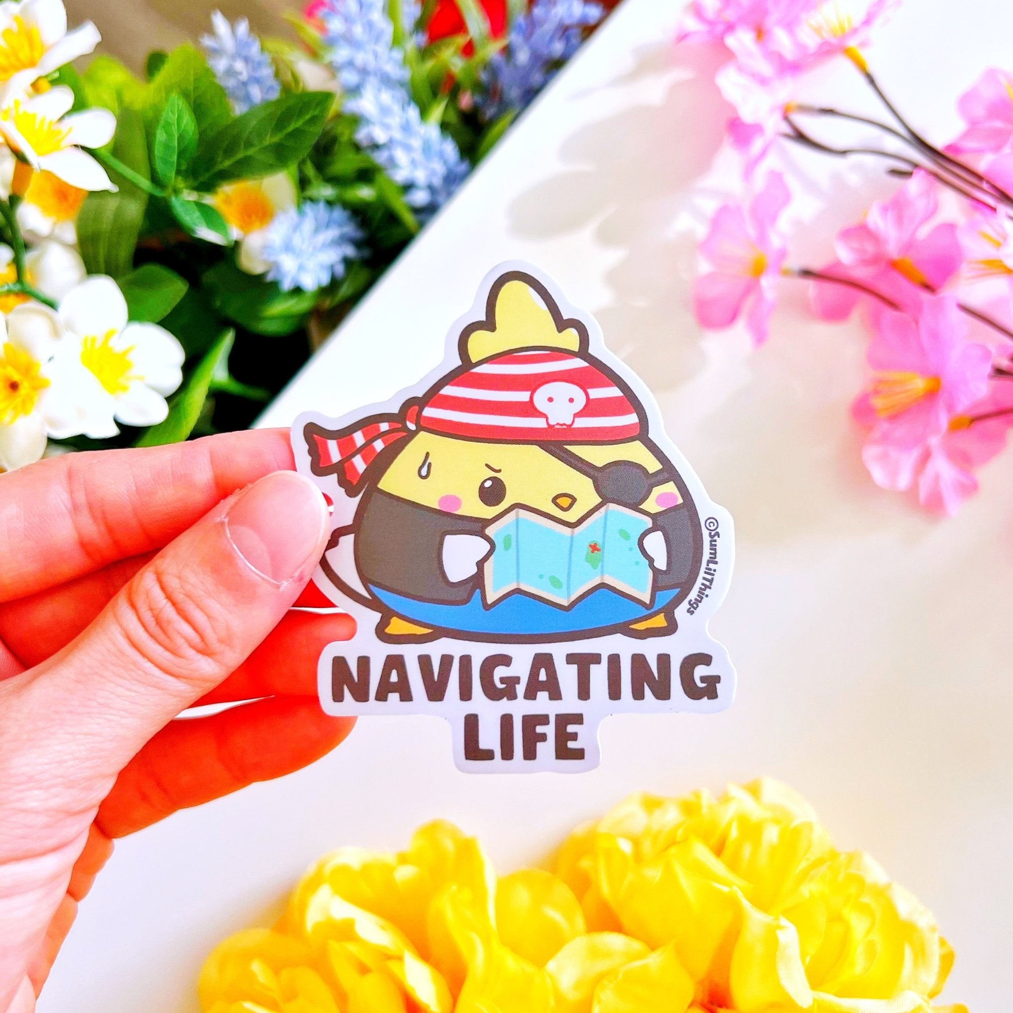 Vinyl Sticker - Navigating Life Chichi - SumLilThings