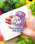 Vinyl Sticker - No Apologies, This Is Me! - SumLilThings