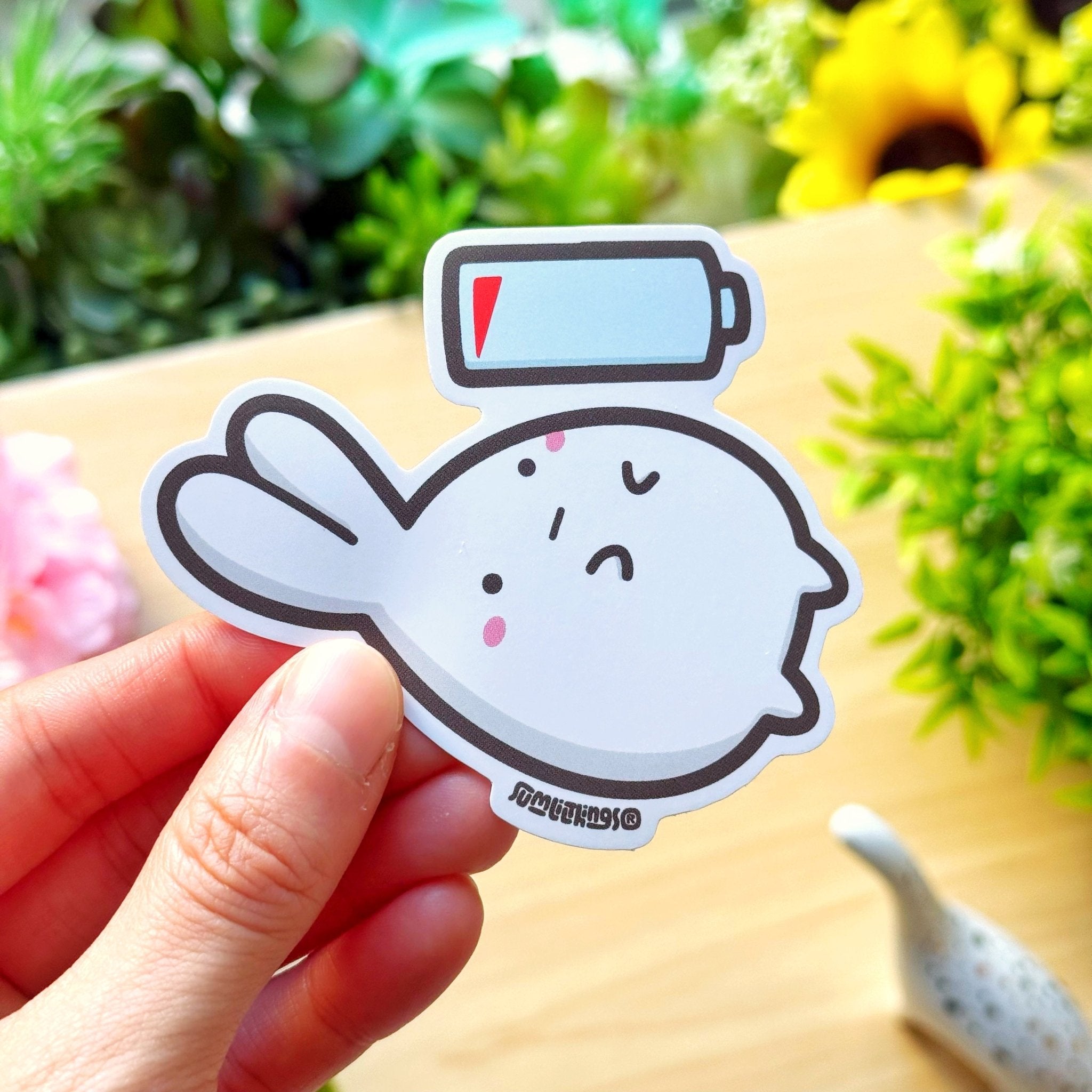 Vinyl Sticker - No Battery - SumLilThings