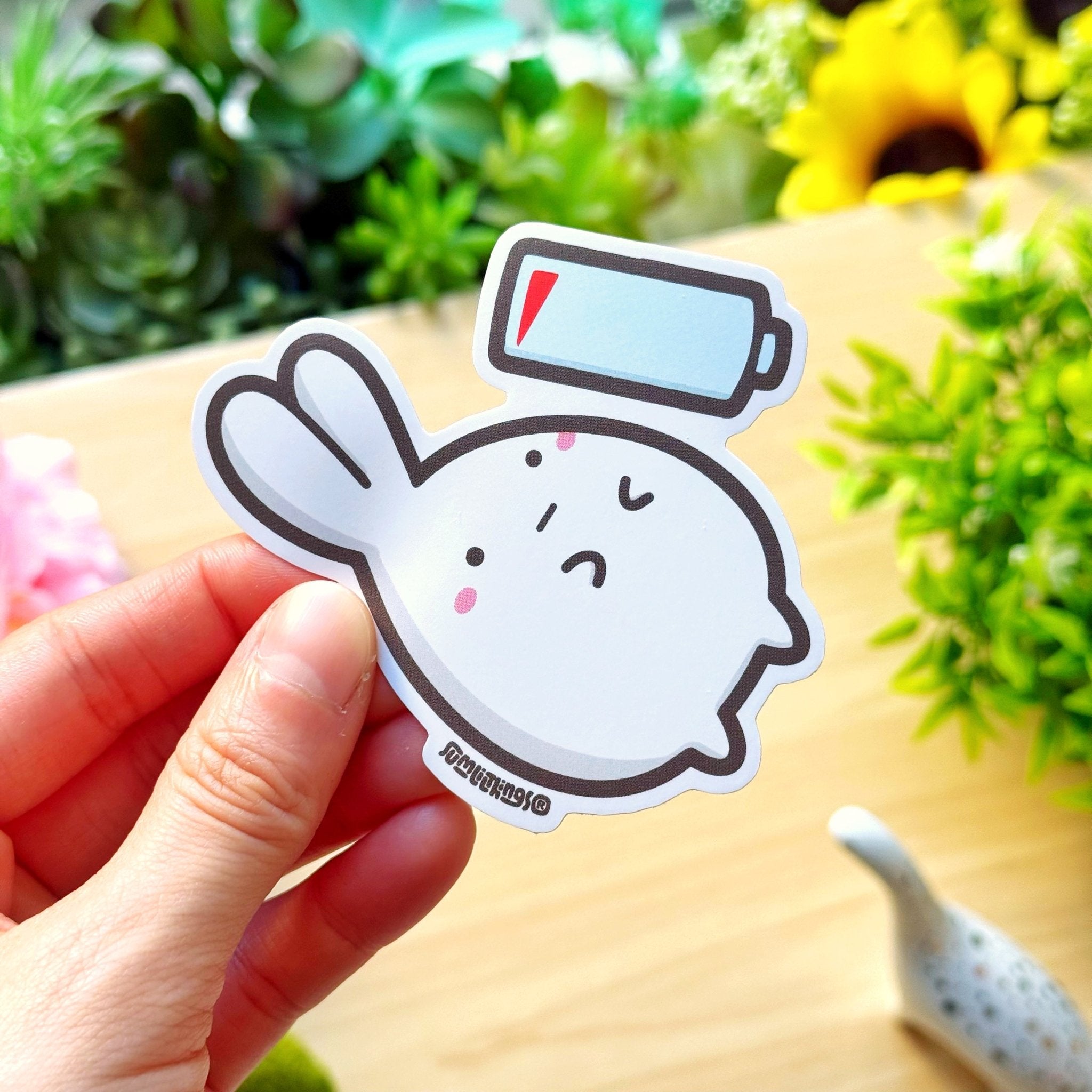 Vinyl Sticker - No Battery - SumLilThings