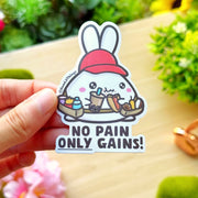 Vinyl Sticker - No Pain Only Gains! - SumLilThings