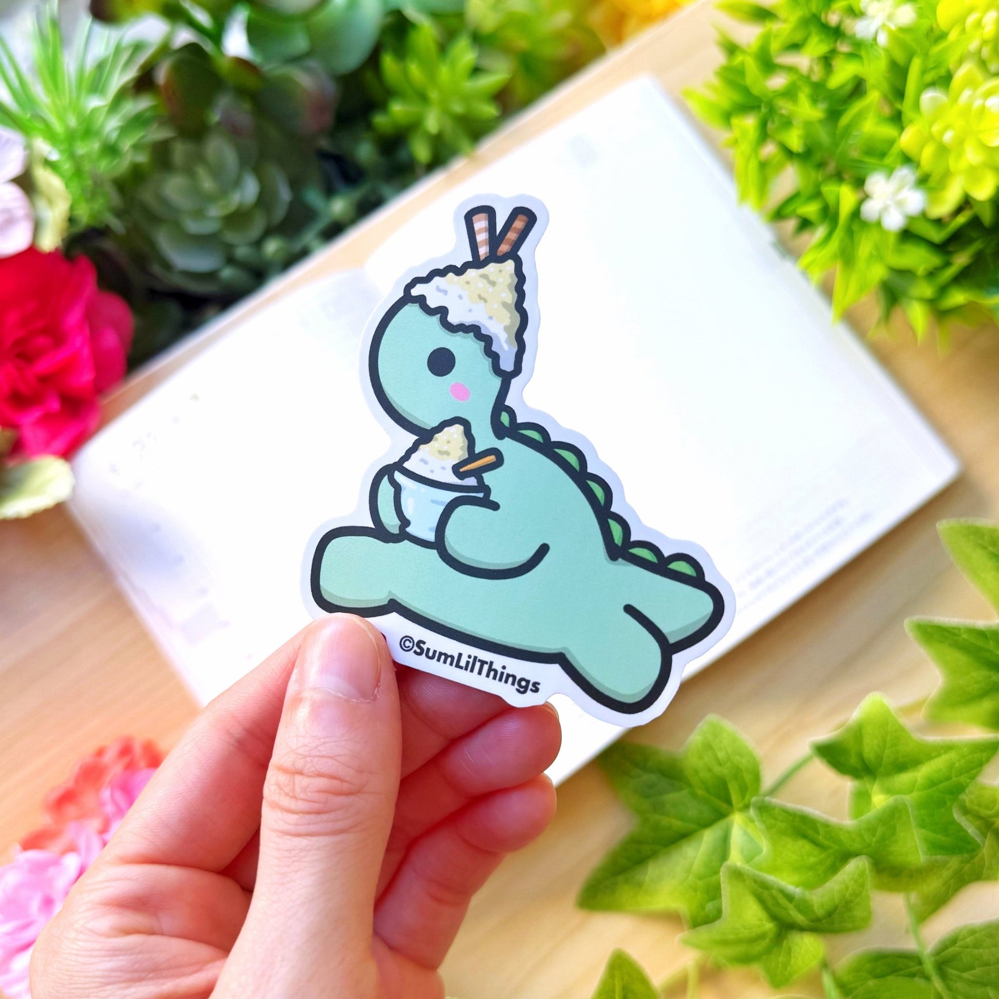 Vinyl Sticker - Nohnoh Eating Shaved Ice - SumLilThings