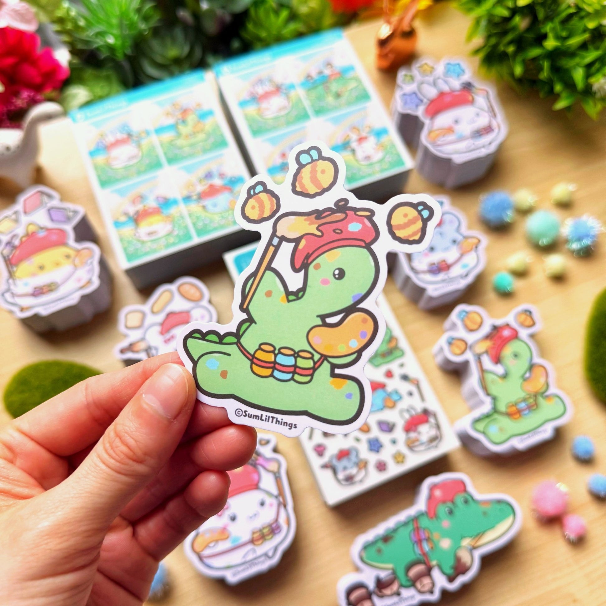 Vinyl Sticker - Nohnoh the Artist (Bees) - SumLilThings