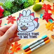 Vinyl Sticker - Noodle Time is Me Time - SumLilThings