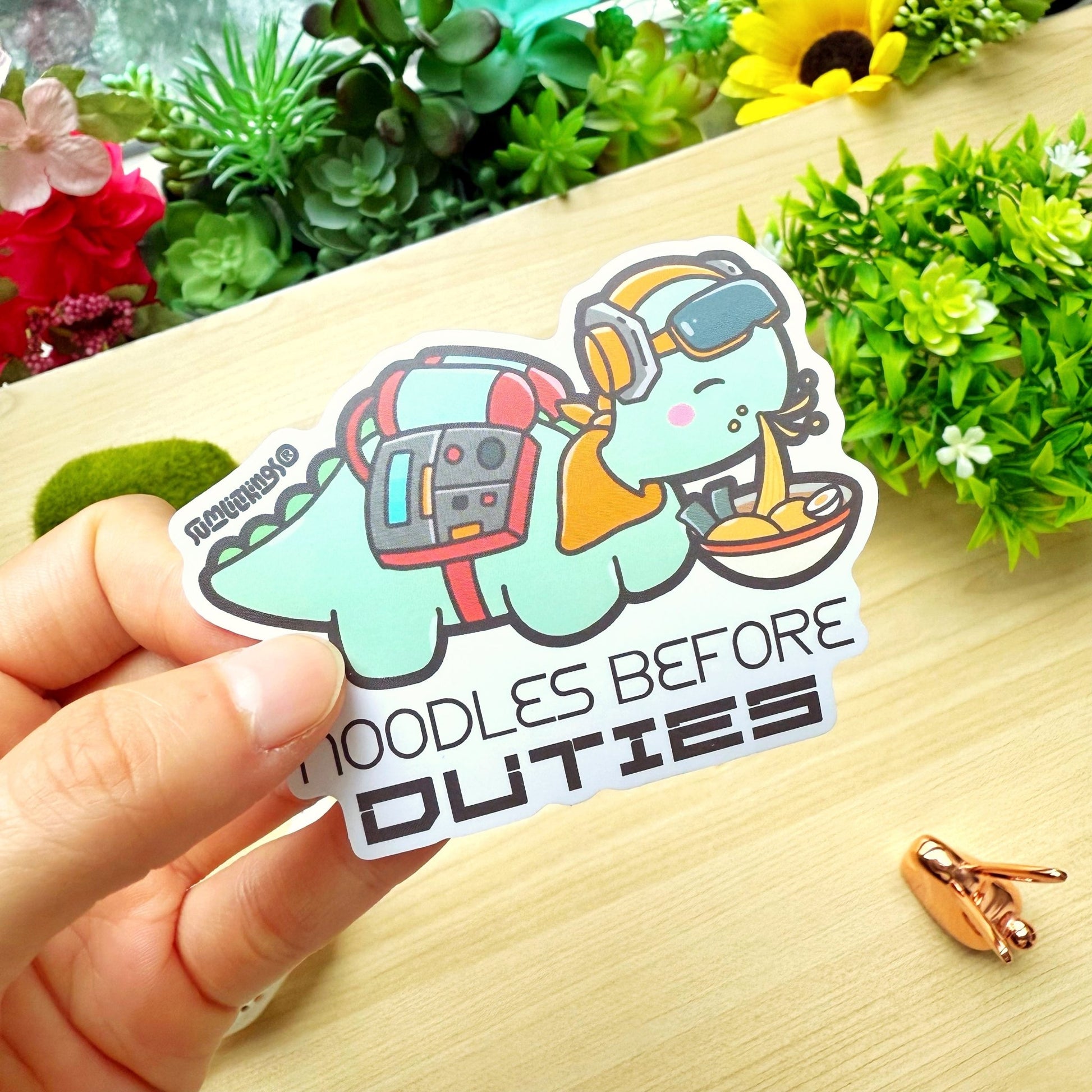 Vinyl Sticker - Noodles Before Duties - SumLilThings