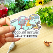 Vinyl Sticker - Noodles Before Duties - SumLilThings