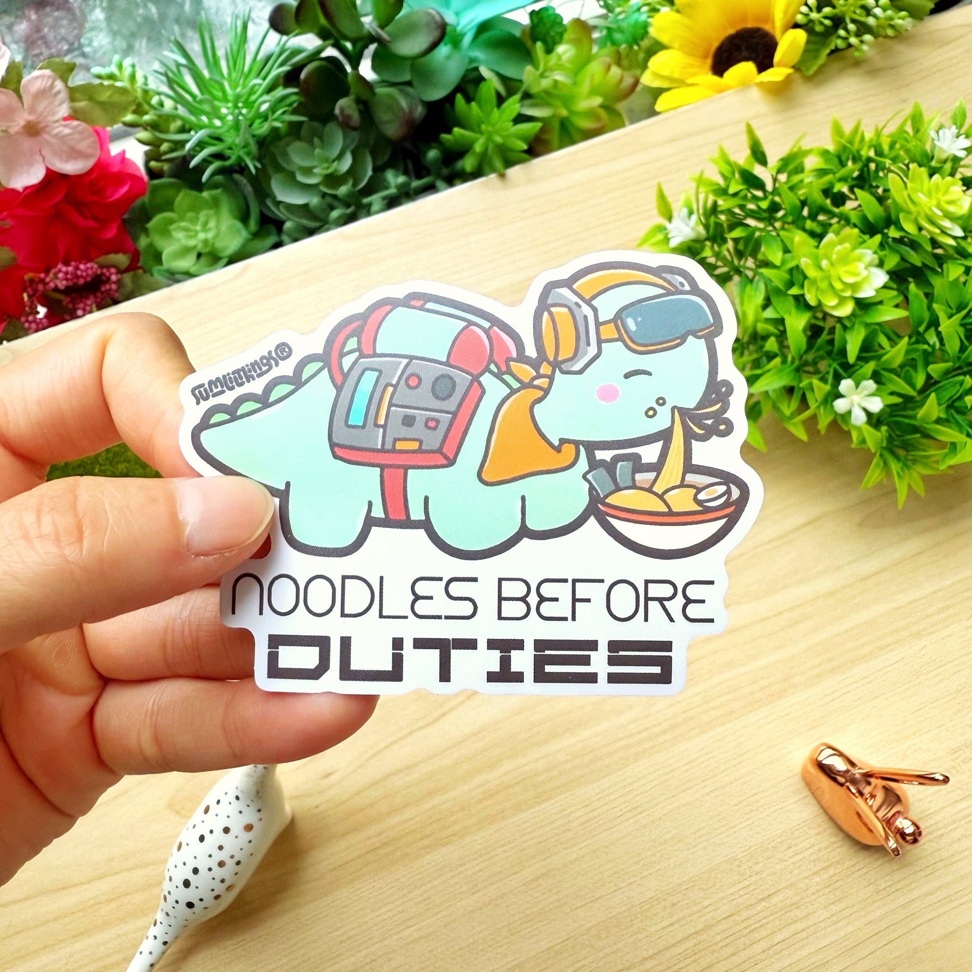 Vinyl Sticker - Noodles Before Duties - SumLilThings