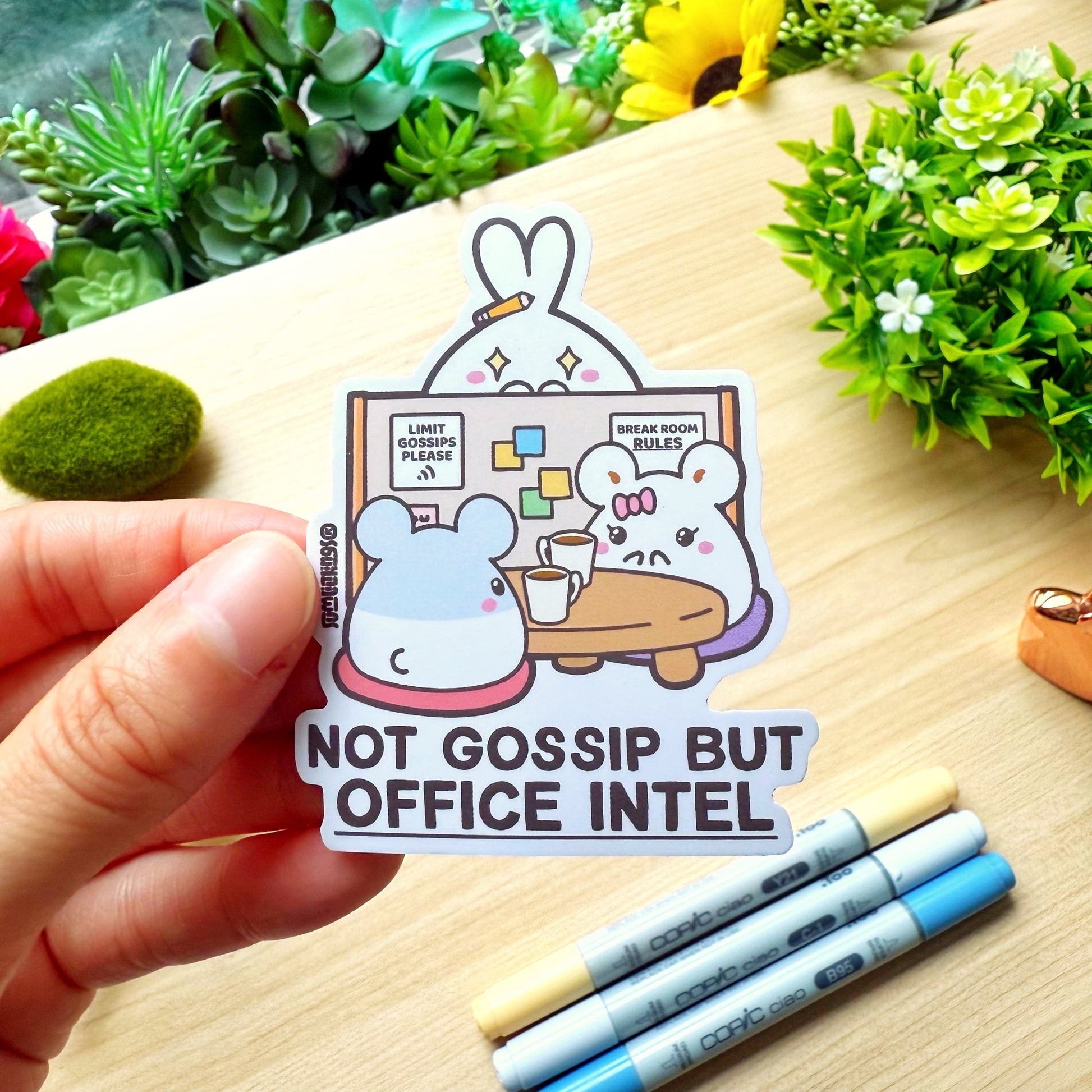 Vinyl Sticker - Not Gossip But Office Intel - SumLilThings