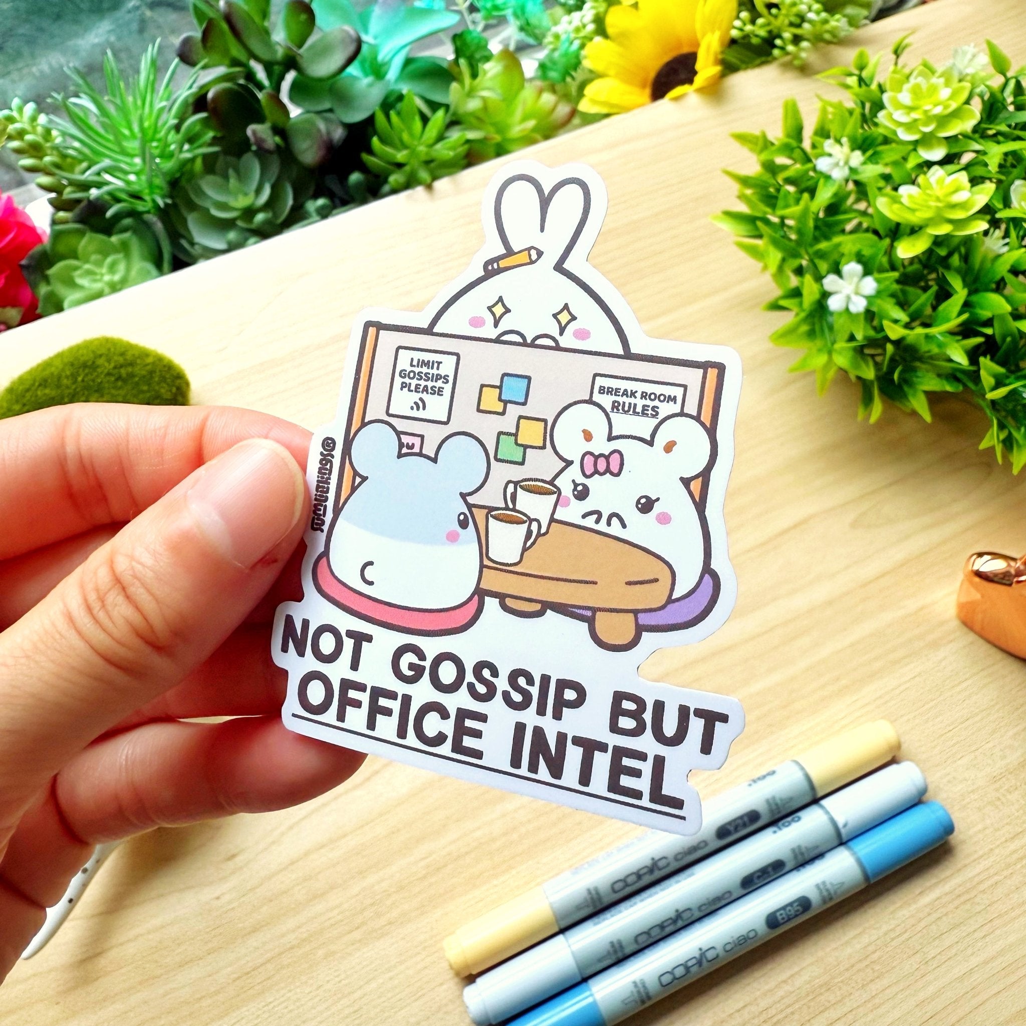 Vinyl Sticker - Not Gossip But Office Intel - SumLilThings