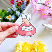 Vinyl Sticker - Parasaurolophus (Transparent) - SumLilThings