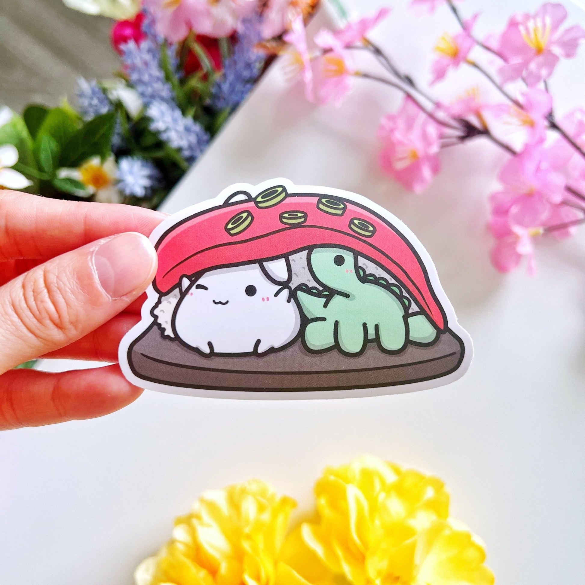 Vinyl Sticker - Peeking Tuna - SumLilThings