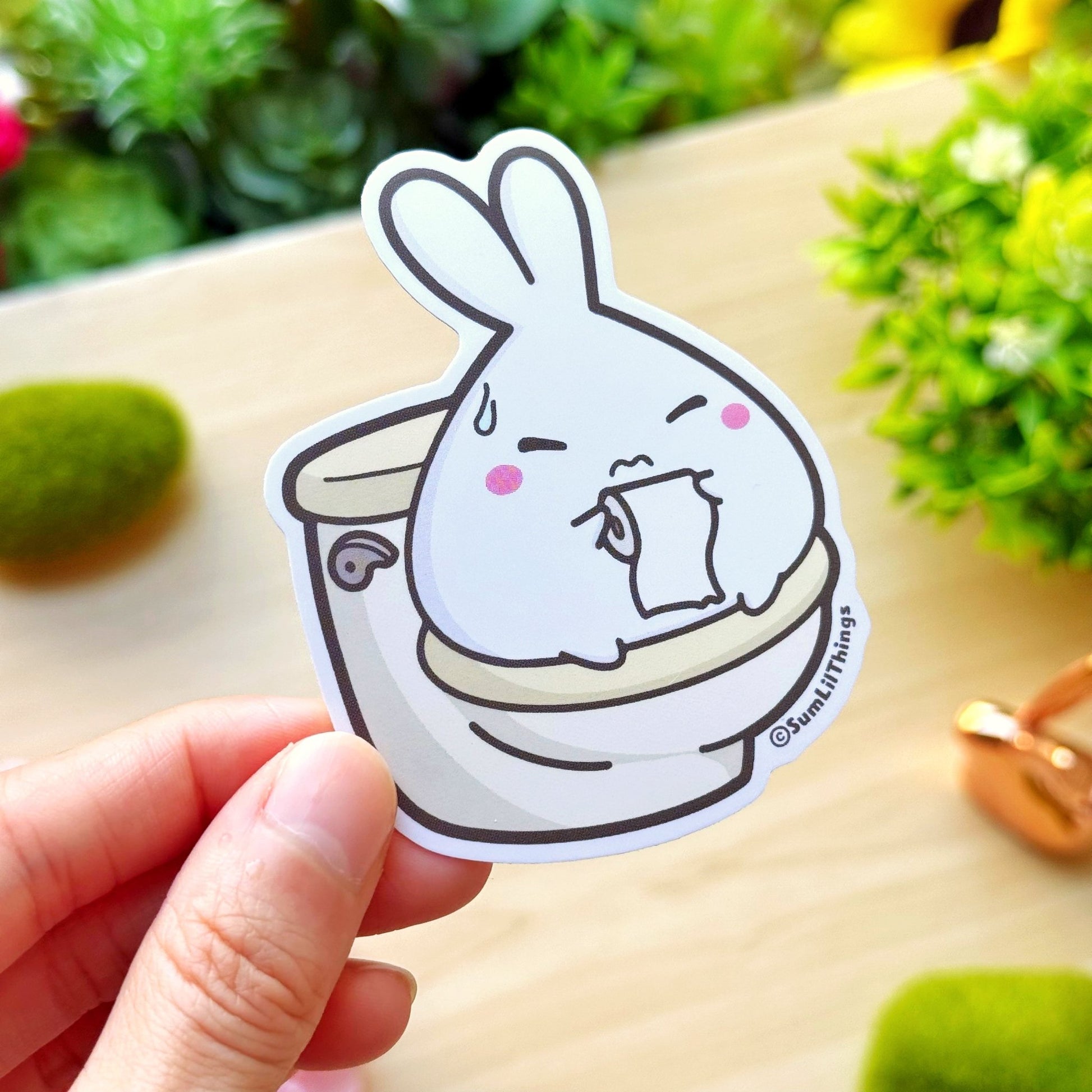 Vinyl Sticker - Pooping - SumLilThings