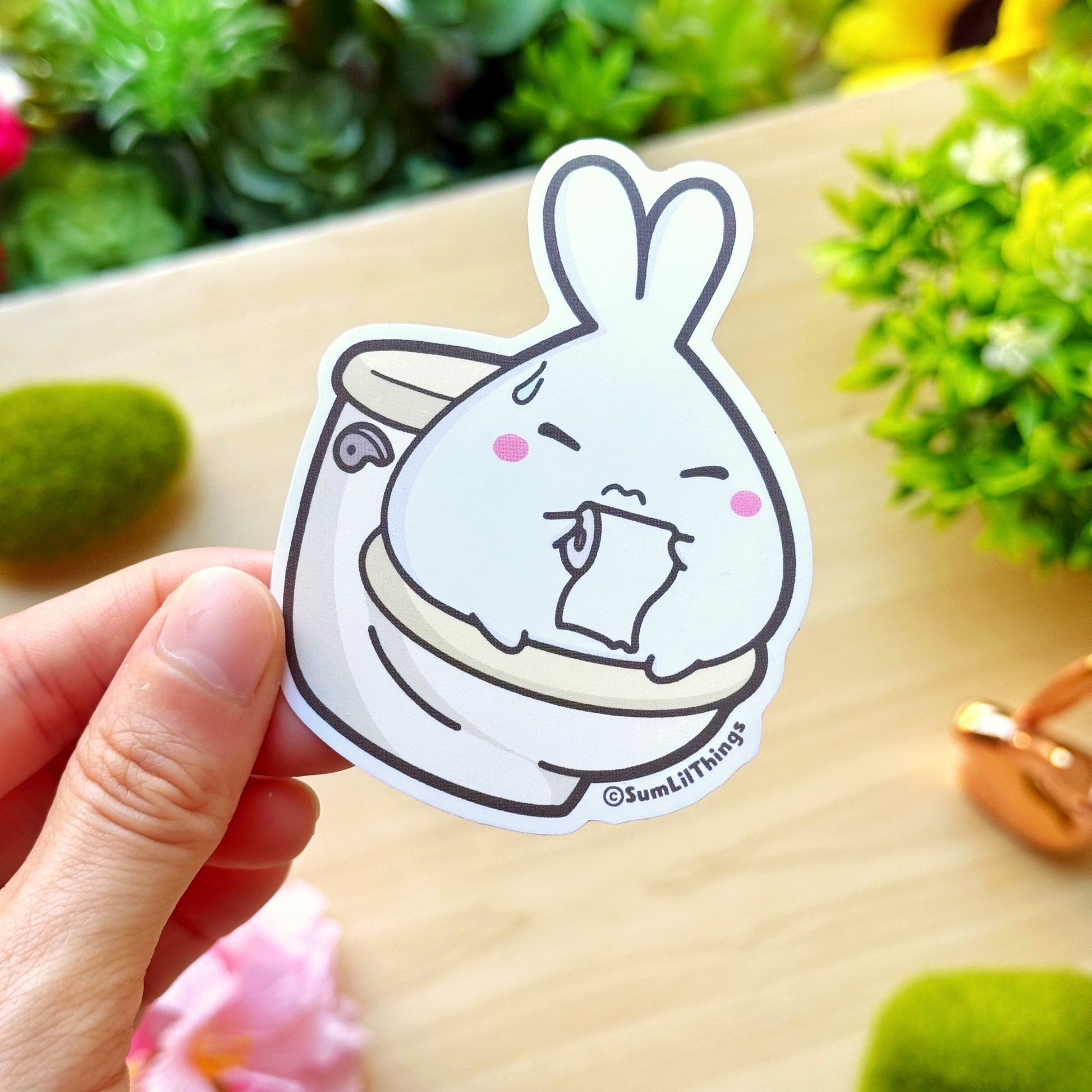 Vinyl Sticker - Pooping - SumLilThings