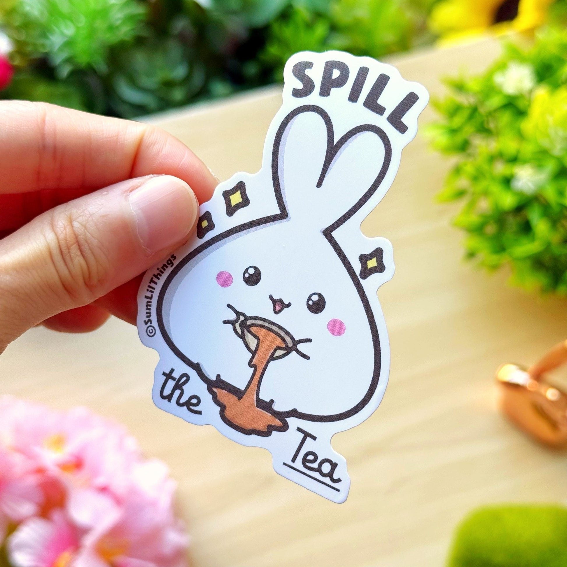 Vinyl Sticker - Spill the Tea - SumLilThings