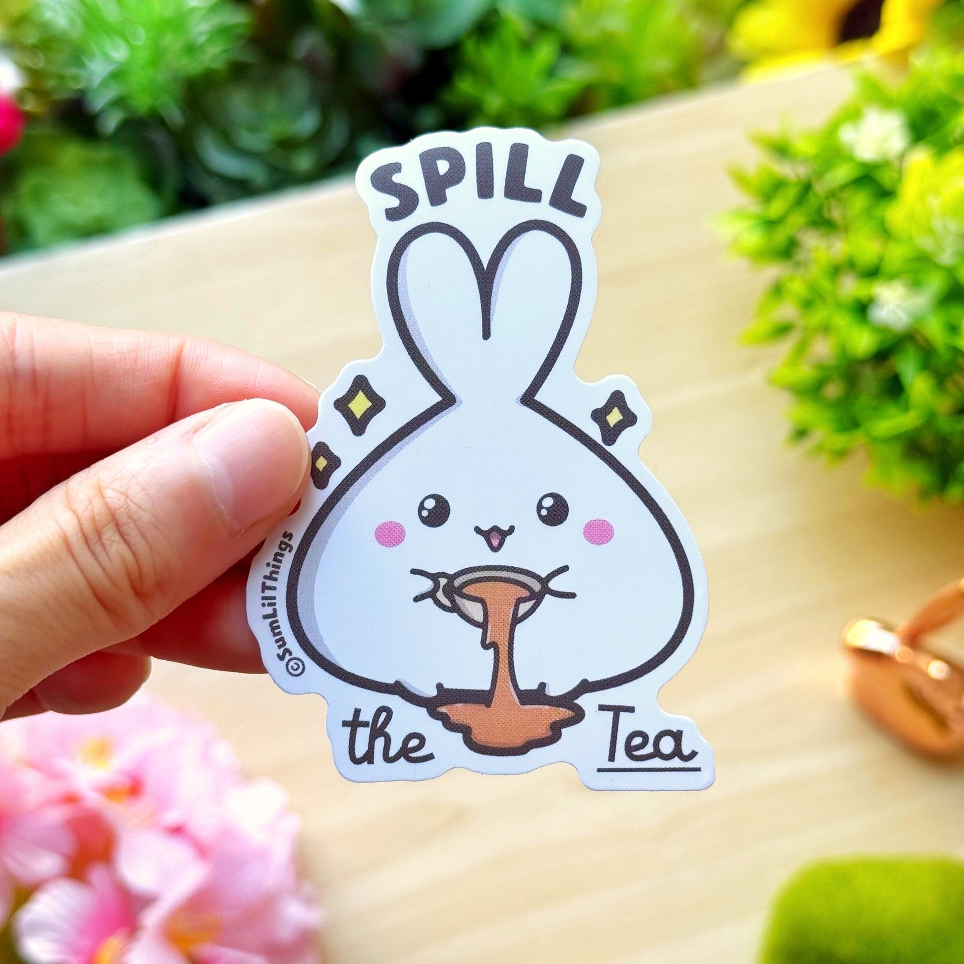 Vinyl Sticker - Spill the Tea - SumLilThings
