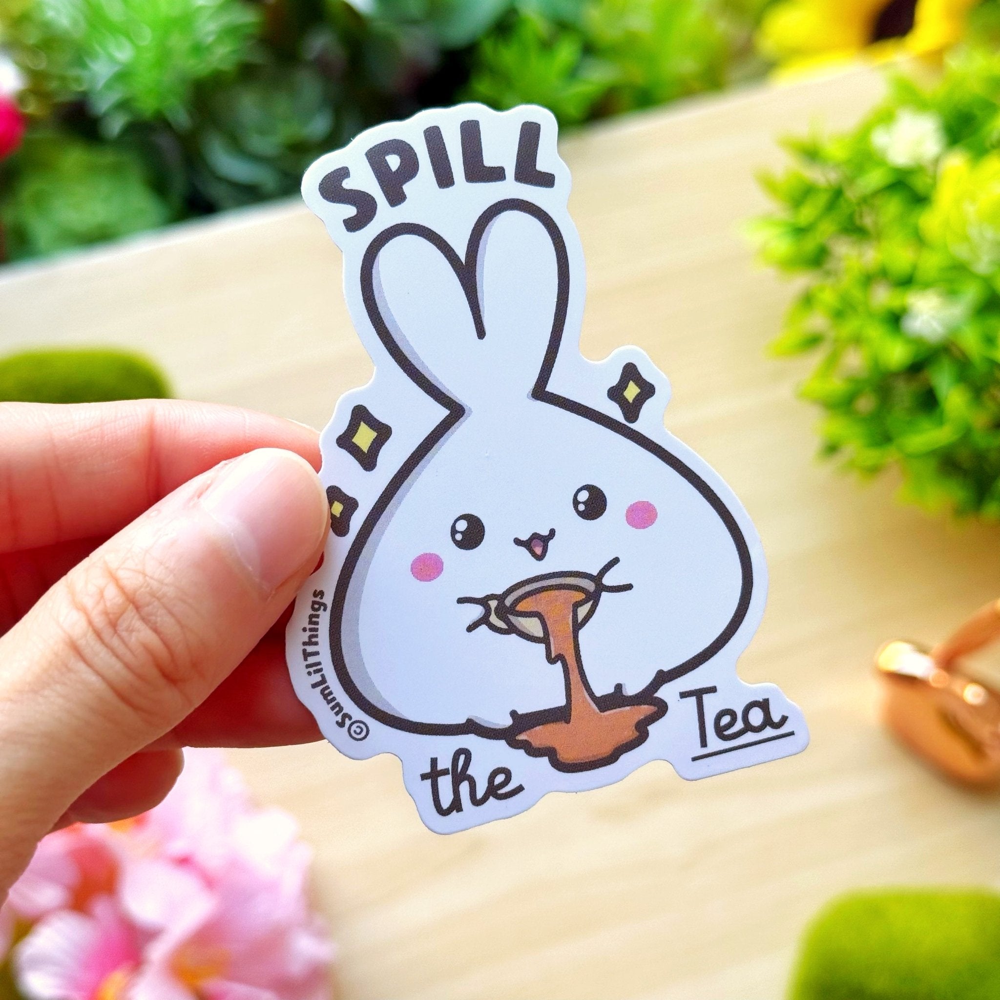 Vinyl Sticker - Spill the Tea - SumLilThings