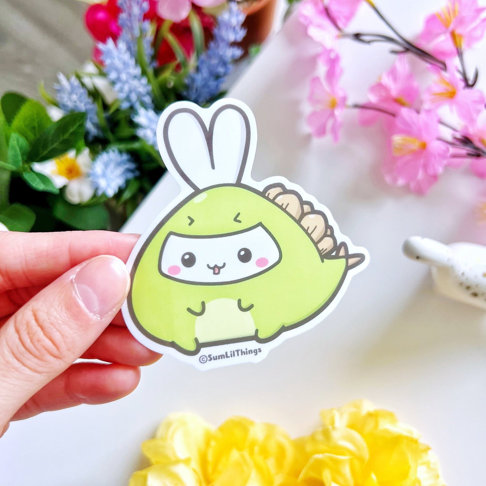 Vinyl Sticker - Stegosaurus (Transparent) - SumLilThings