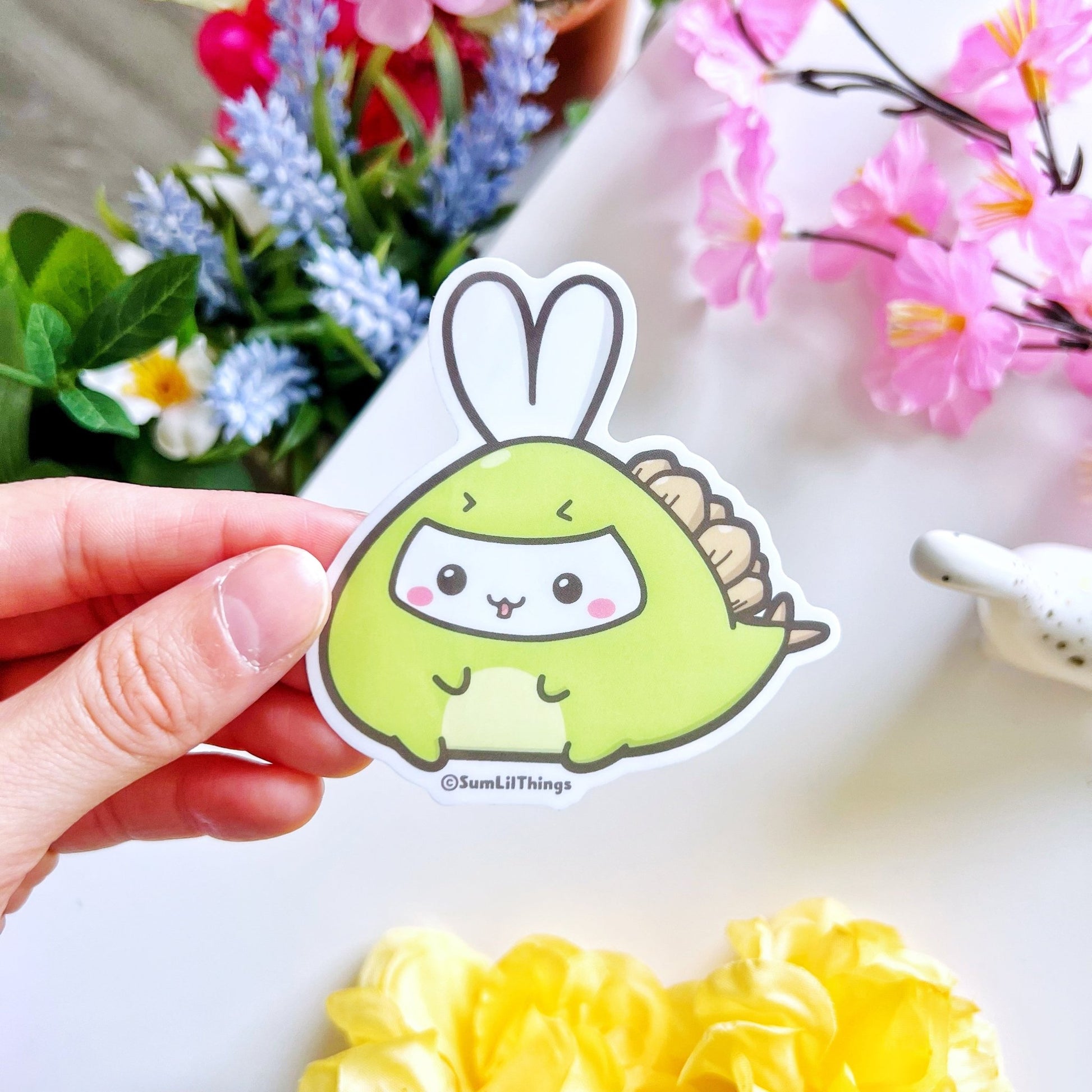 Vinyl Sticker - Stegosaurus (Transparent) - SumLilThings