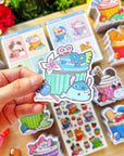 Vinyl Sticker - Stitch Narnar Cupcake - SumLilThings