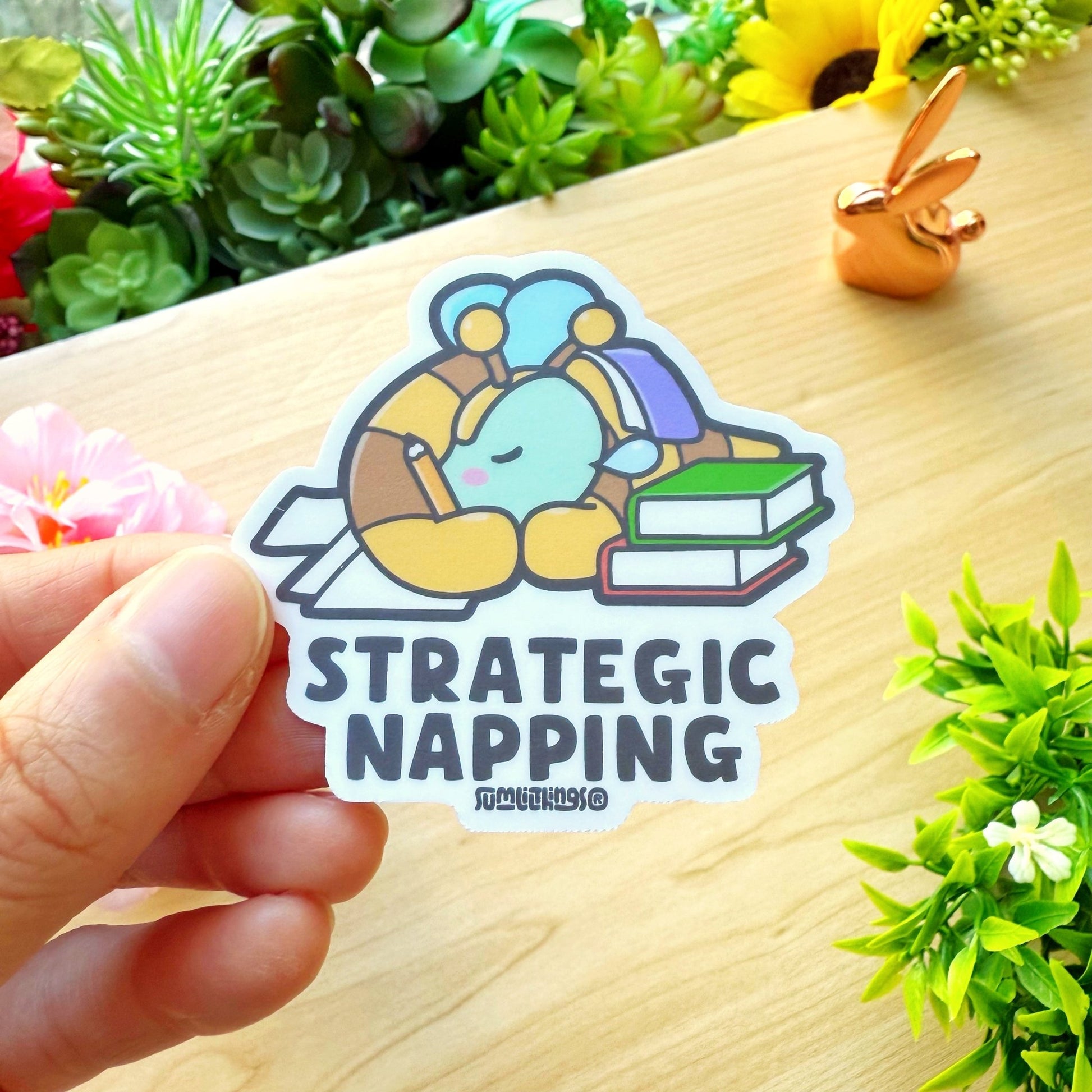 Vinyl Sticker - Strategic Napping - SumLilThings