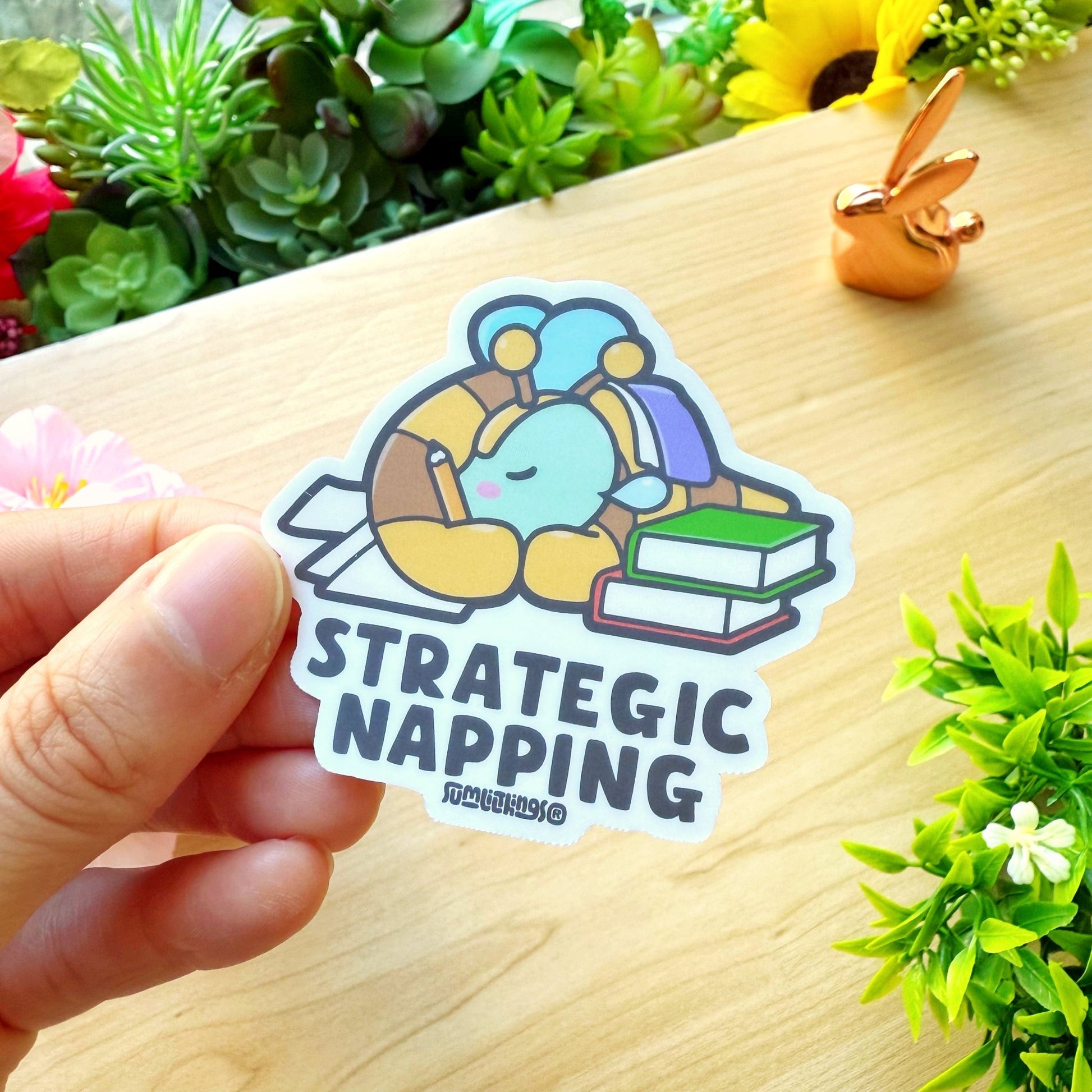 Vinyl Sticker - Strategic Napping - SumLilThings
