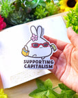 Vinyl Sticker - Supporting Capitalism - SumLilThings