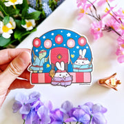 Vinyl Sticker - Taiko Performance (Transparent) - SumLilThings