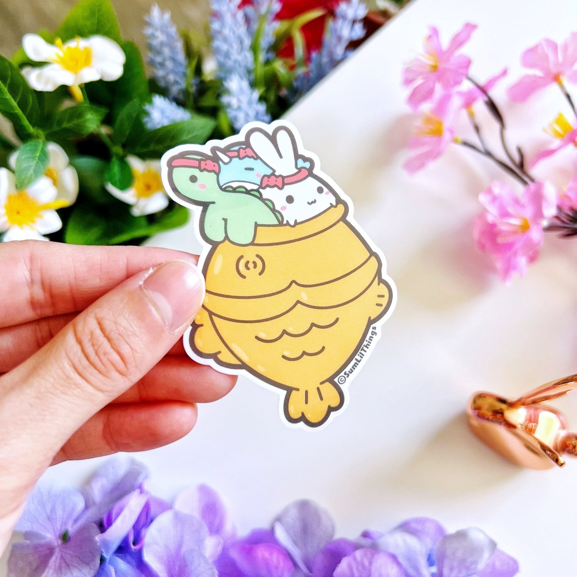 Vinyl Sticker - Taiyaki Misfits (Transparent) - SumLilThings