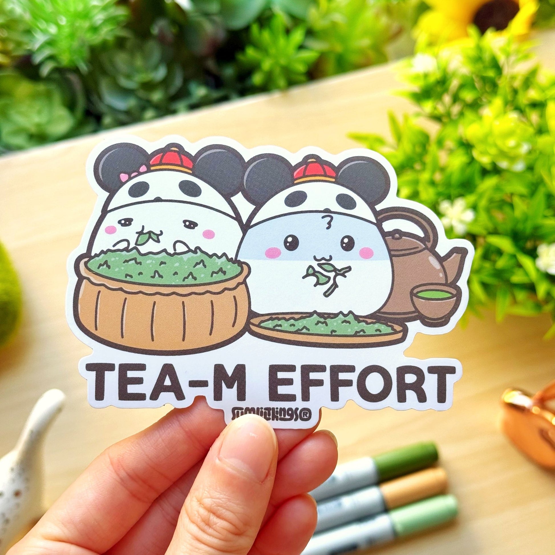 Vinyl Sticker - Tea - M Effort - SumLilThings