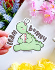 Vinyl Sticker - Team Bunny (Transparent) - SumLilThings