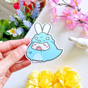 Vinyl Sticker - Triceratops (Transparent) - SumLilThings