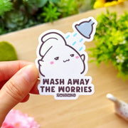 Vinyl Sticker - Wash Away The Worries - SumLilThings