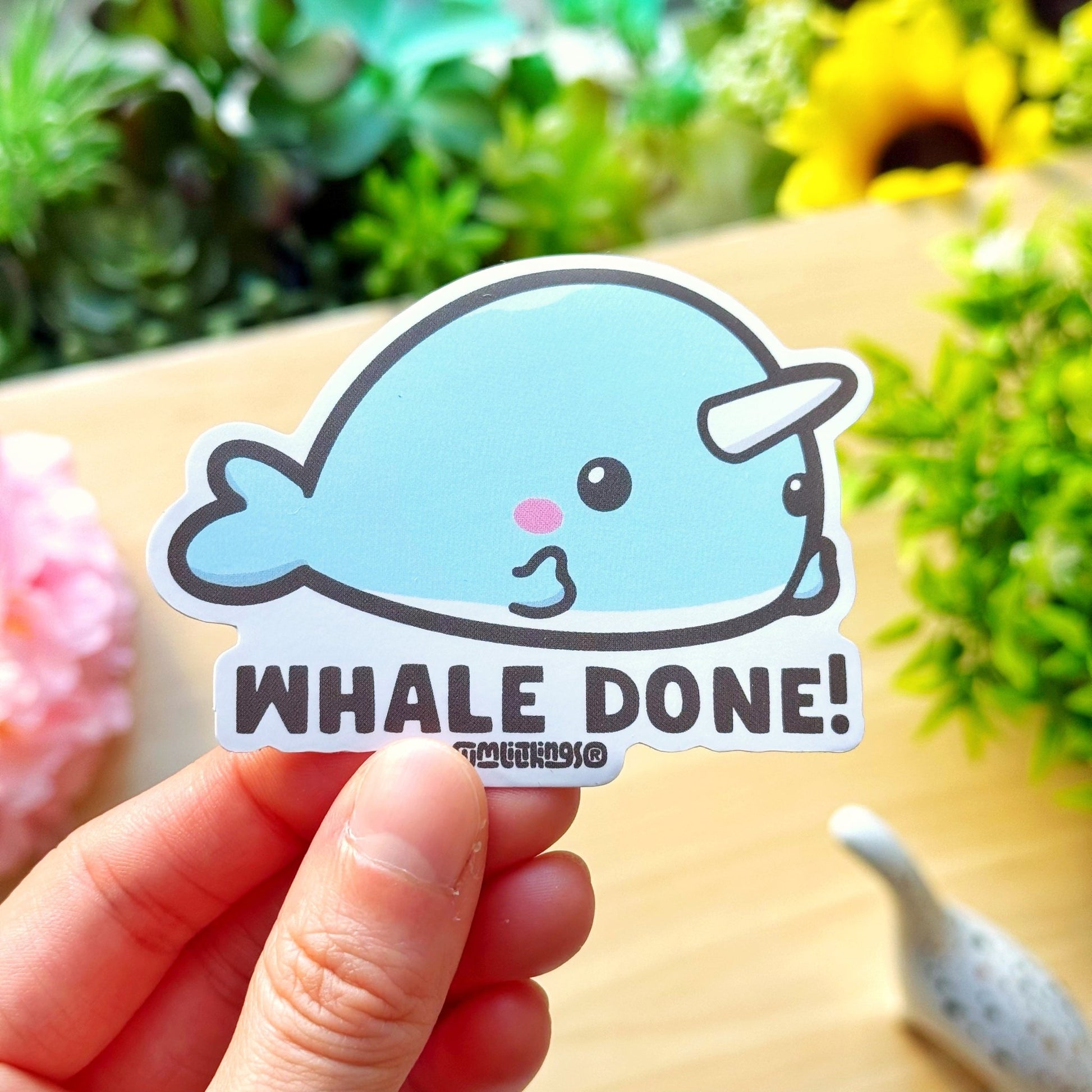 Vinyl Sticker - Whale Done! - SumLilThings