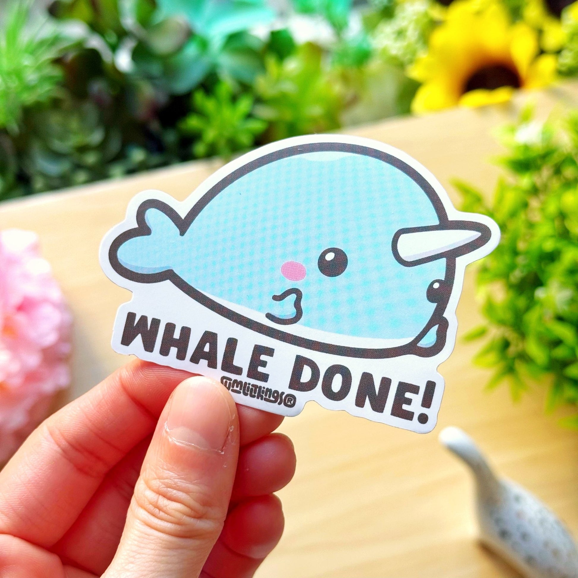 Vinyl Sticker - Whale Done! - SumLilThings