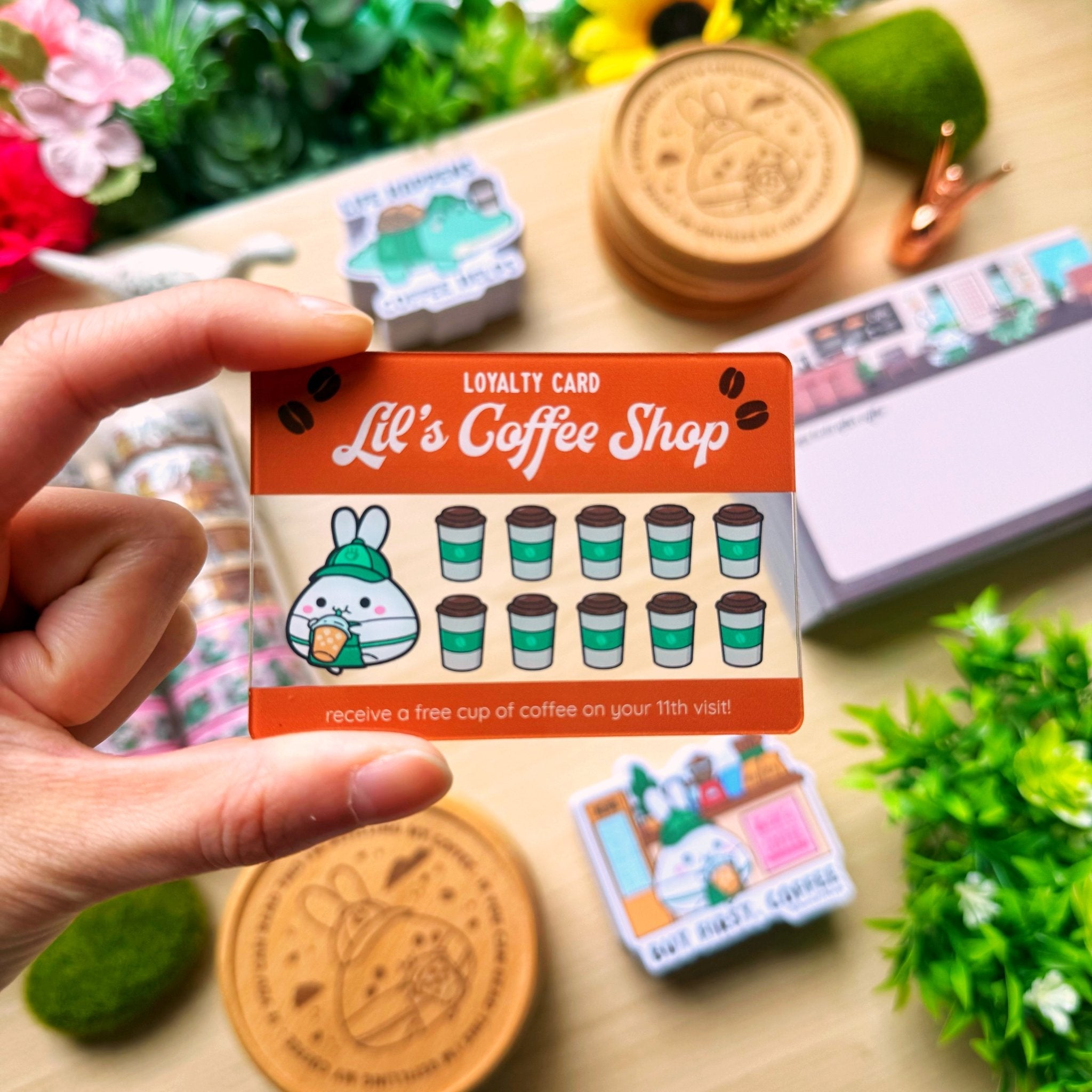 Washi Cutter - Lil's Coffee Shop (Acrylic) - SumLilThings