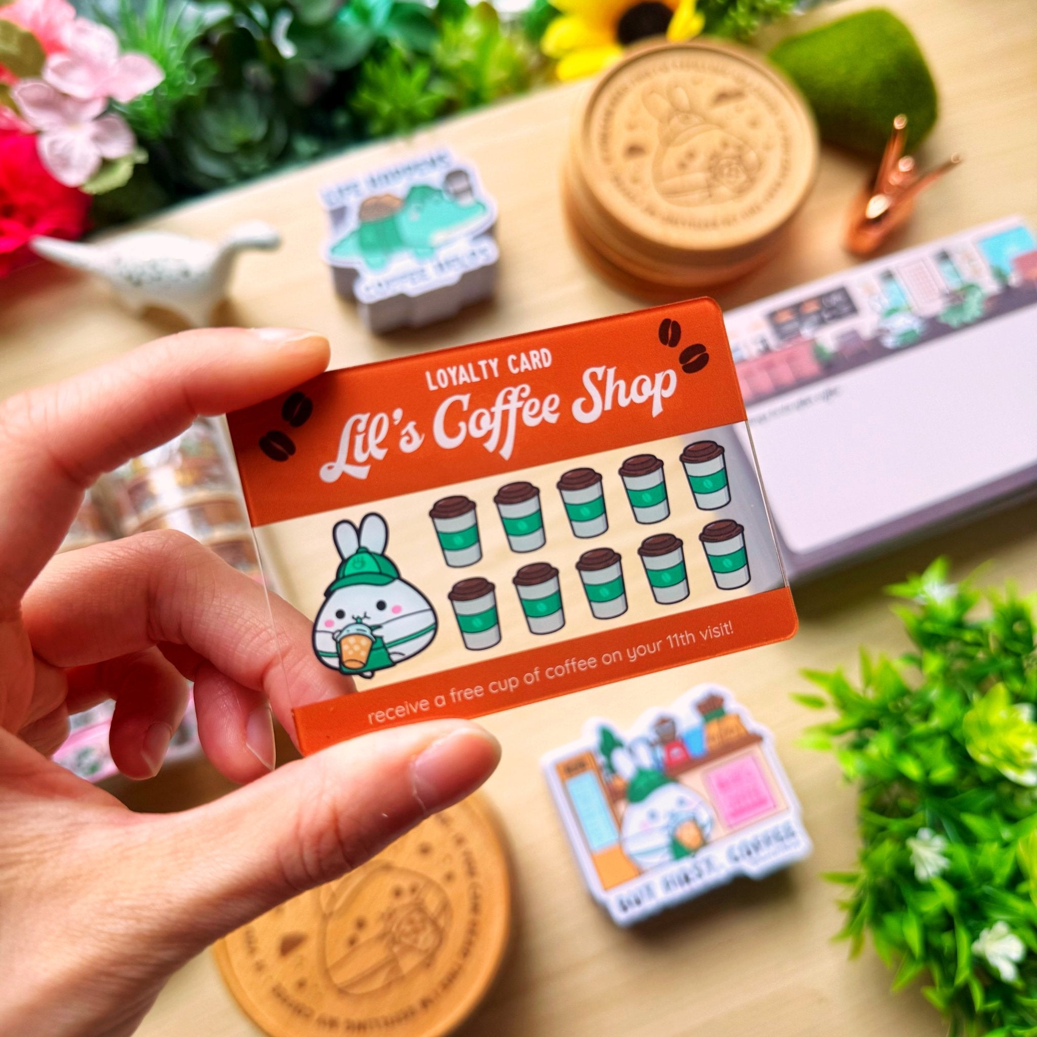 Washi Cutter - Lil's Coffee Shop (Acrylic) - SumLilThings