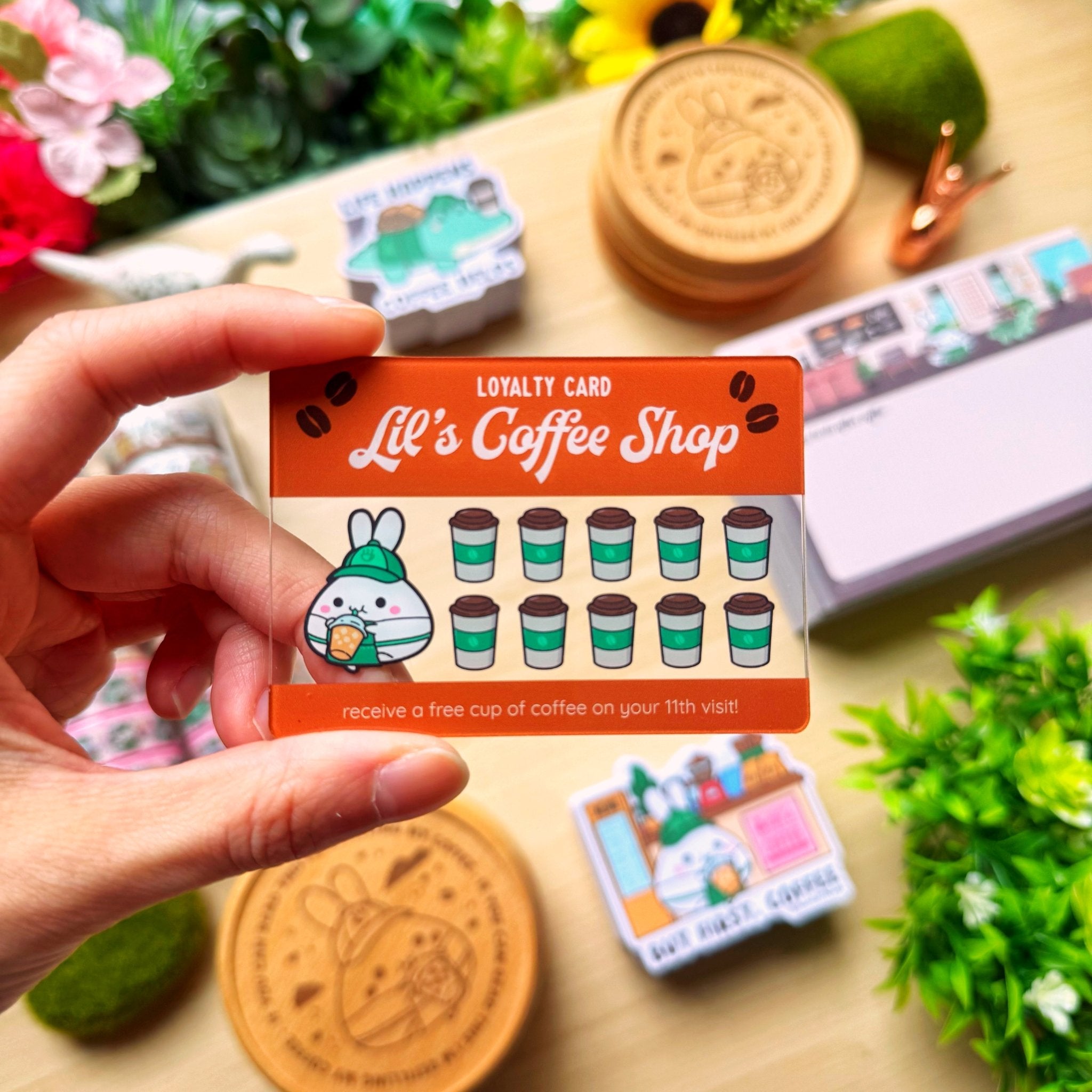 Washi Cutter - Lil's Coffee Shop (Acrylic) - SumLilThings