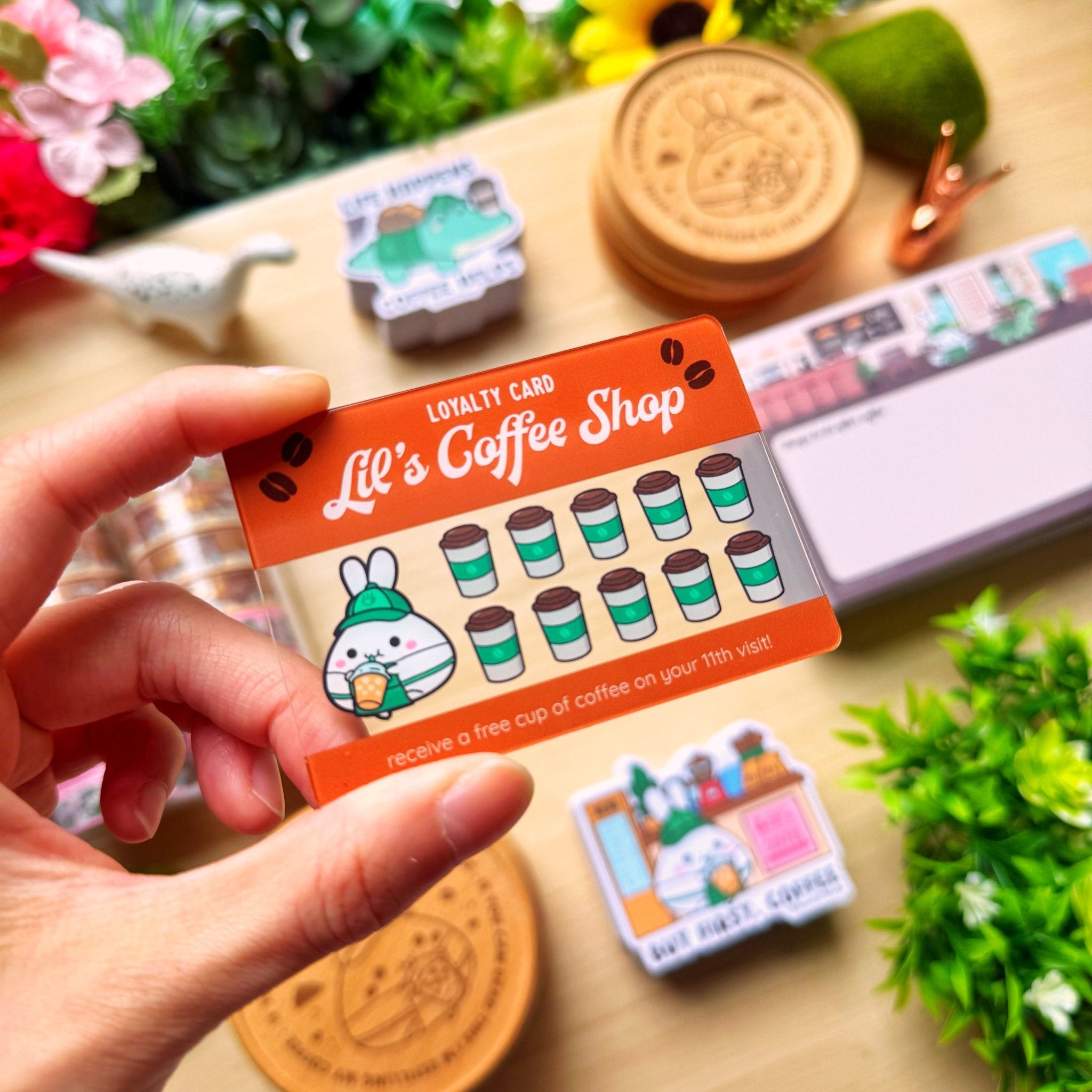 Washi Cutter - Lil's Coffee Shop (Acrylic) - SumLilThings