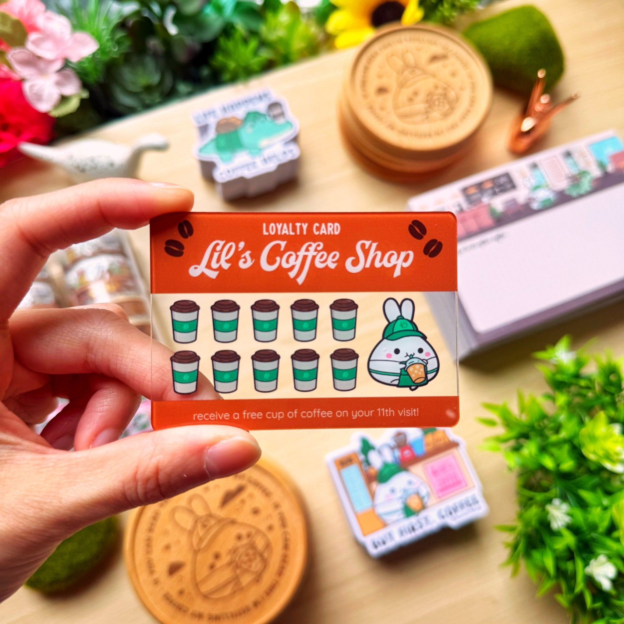 Washi Cutter - Lil's Coffee Shop (Acrylic) - SumLilThings