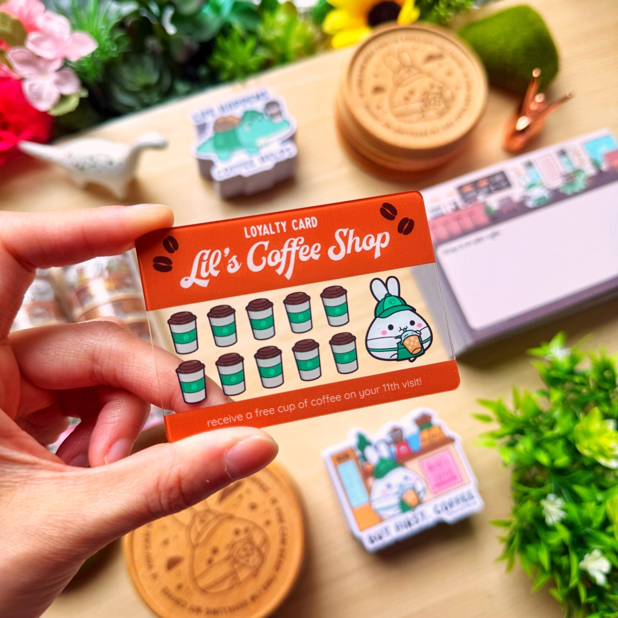 Washi Cutter - Lil's Coffee Shop (Acrylic) - SumLilThings