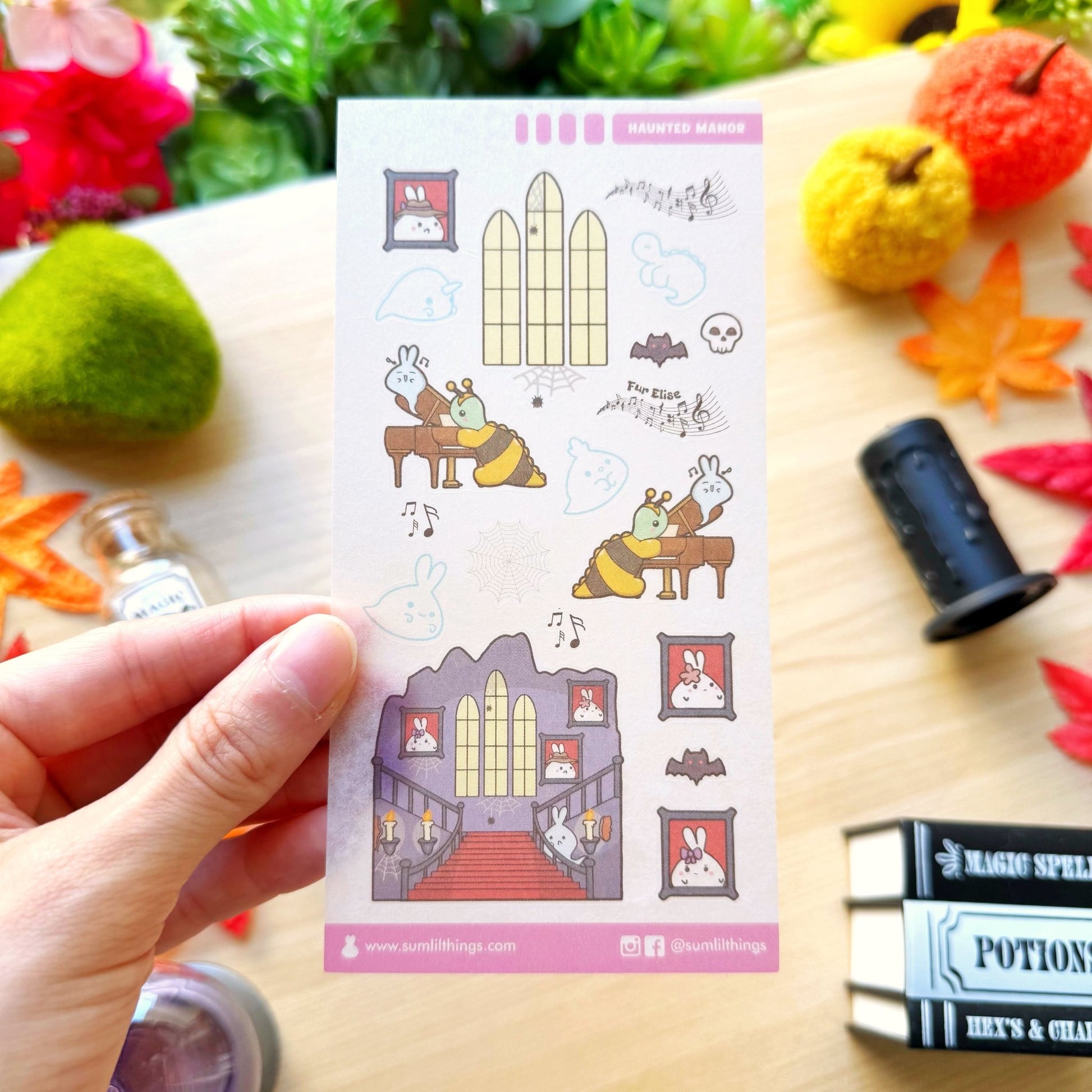 Washi Sticker - Haunted Manor - SumLilThings