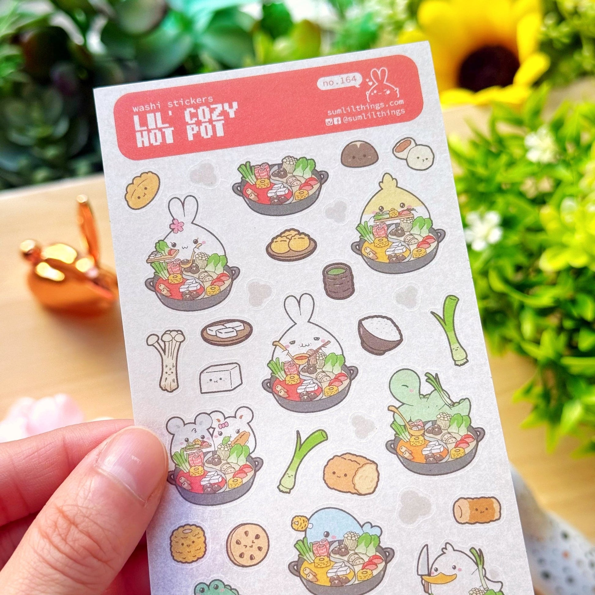 Washi Sticker - Lil' Cozy Hot Pot - SumLilThings